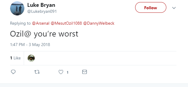 Bị loại khỏi Europa League, fan đổ xô trách hờn Ozil_6928633437a25.png