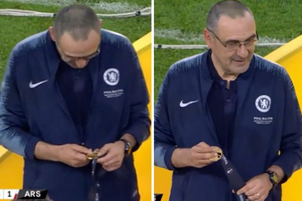 HLV Sarri khiến CĐV Chelsea rơi nước mắt chỉ vì 1 hành động sau chung kết Europa League_69285afbb32fd.jpeg
